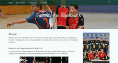 Desktop Screenshot of handball-bardowick.de